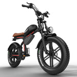 QNUT BK20  Electric Motorbike Right Front Three-Quarter View