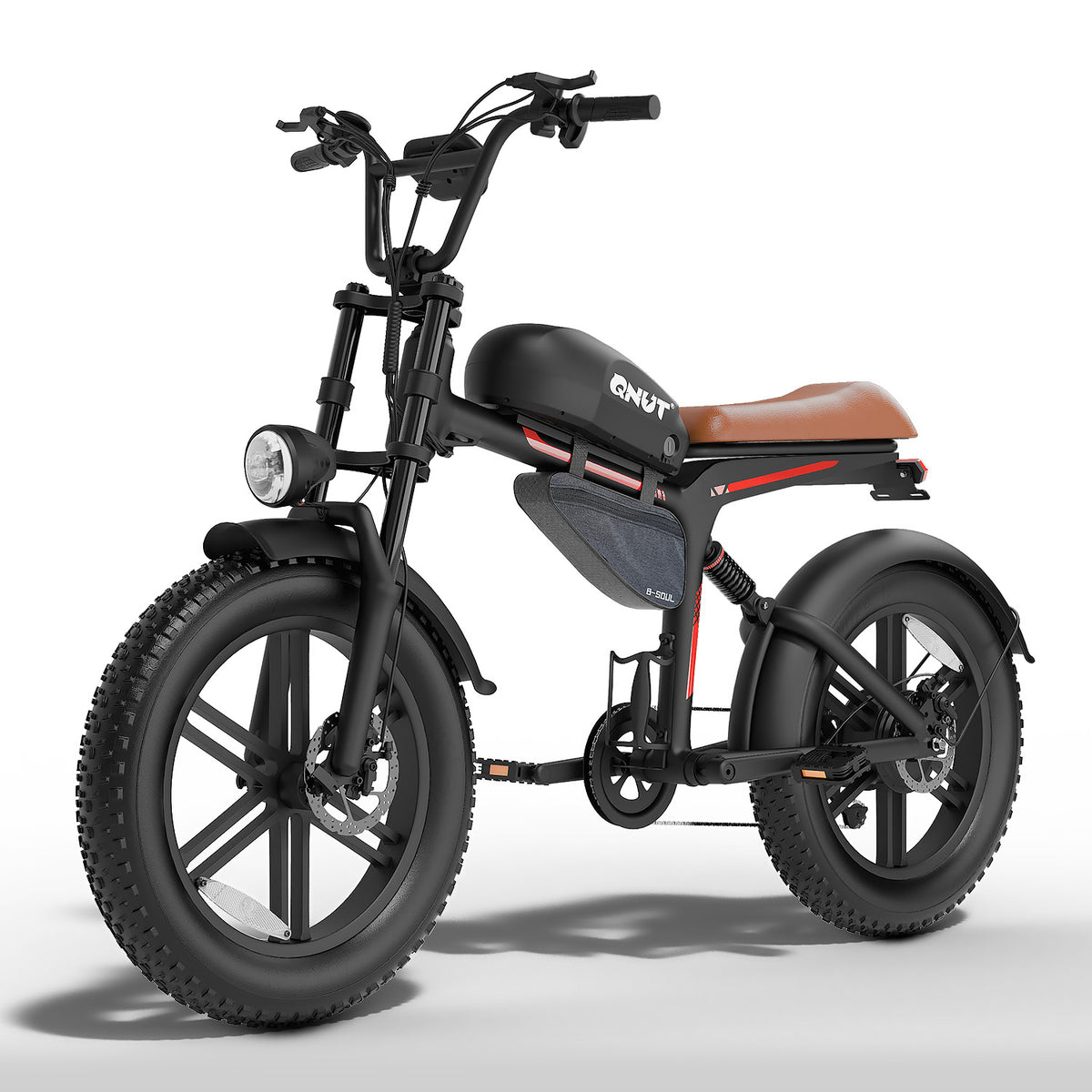 QNUT BK20  Electric Motorbike Left Front Three-Quarter View