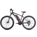 QNUT Victor Electric Mountain Bike in Black Left Side View 