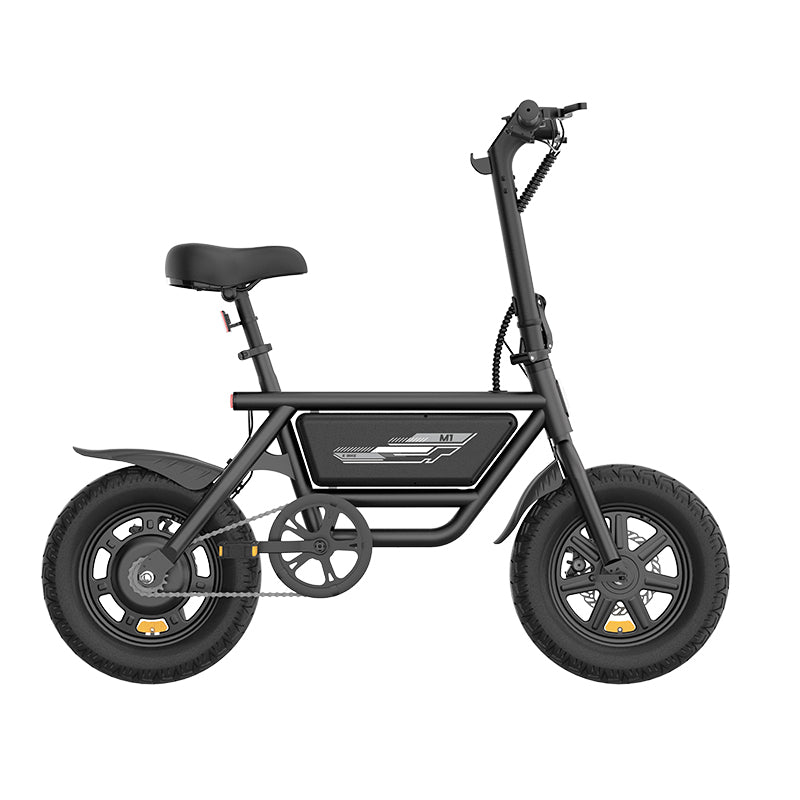 QNUT 14" Folding Electric Bike for Adults, 350W Motor Ebike with 20MPH Max Speed & 30 Miles Range, Portable Commuter E-Bike with Adjustable Seat & Dual Fenders, City Bicycle